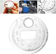 Misuratore di distanza della candela in acciaio inossidabile - Strumento di misura 0,02-0,1 pollici - Accessori per motori - Regolazione del distanziometro della candela - Diametro 38 mm - Diametro 3 mm - Misuratore della candela