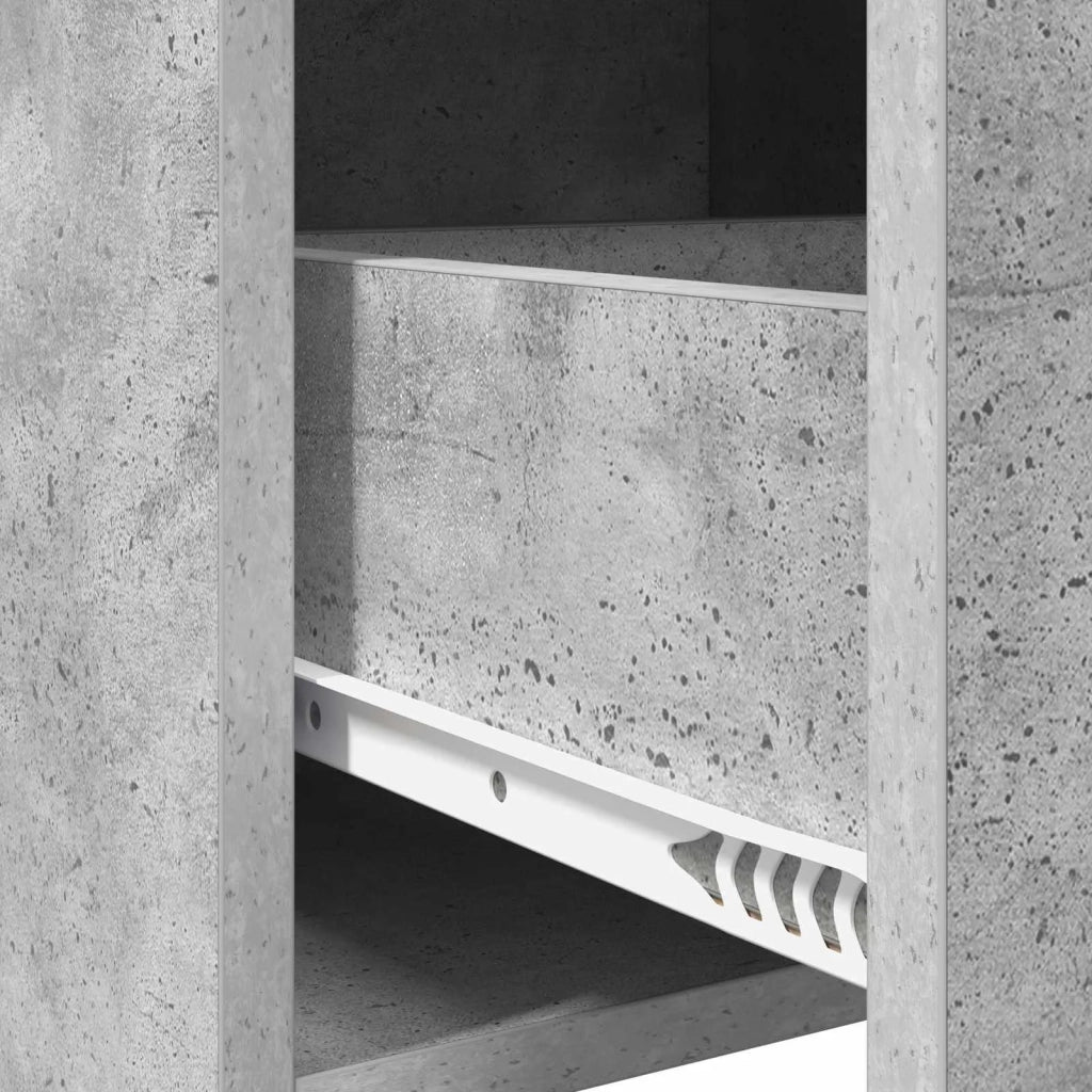 Credenza Grigio Cemento 40 x 36 x 80 cm Legno ingegnerizzato 8011062