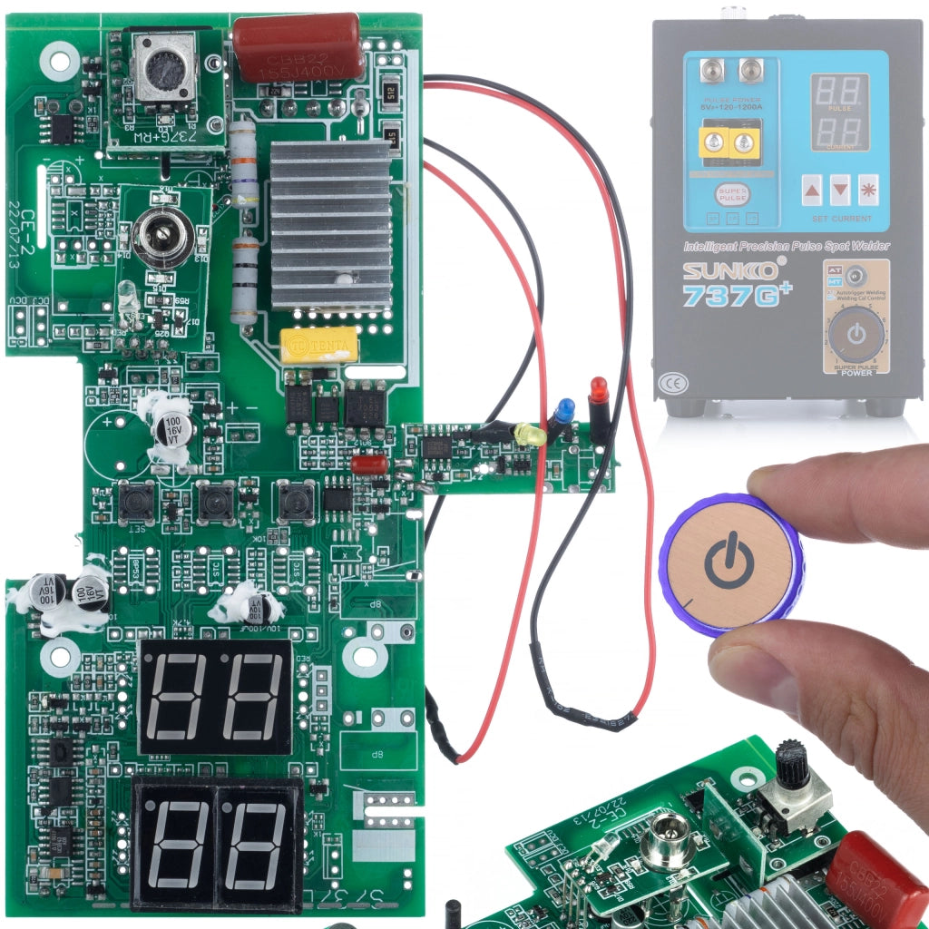 Scheda Madre di Ricambio per Saldatrice Sunkko 737G – Compatibile con Modello 220V | Alta Qualità e Prestazioni