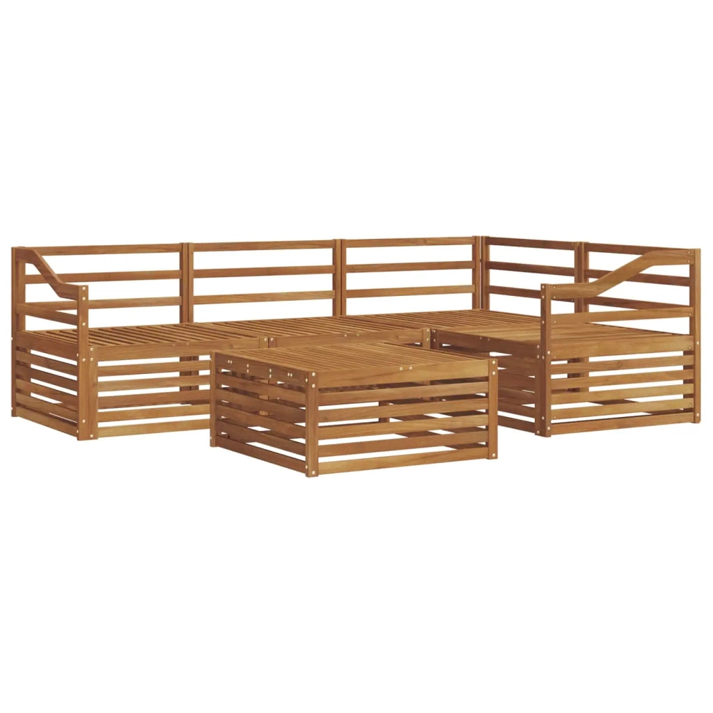 Set di divani da esterno 5 pcs Naturale 3373434