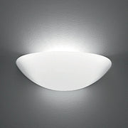 Spicchio parete 330x115x160mm. 10w led 3000k 480lm.-ip20- vetro bianco