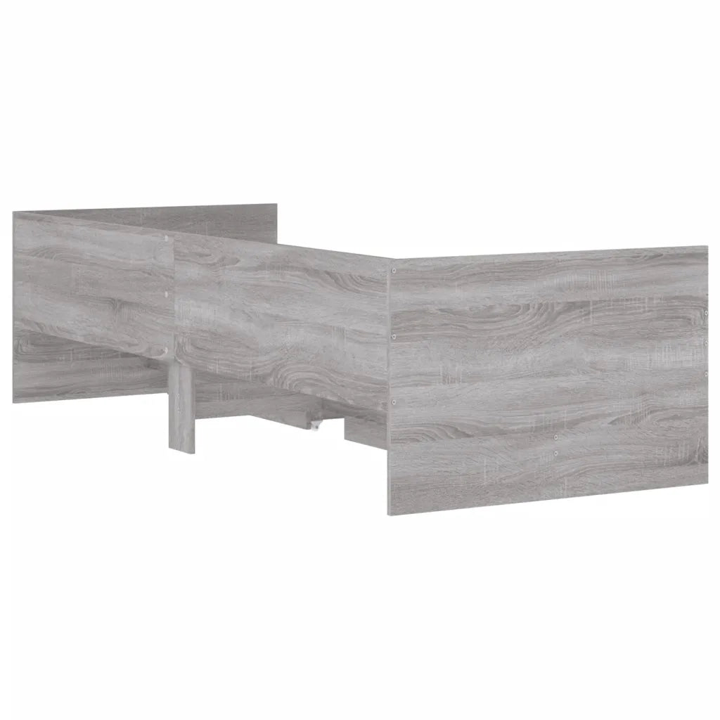 Giroletto con Cassetti Grigio Sonoma 90x200 cm 3207348