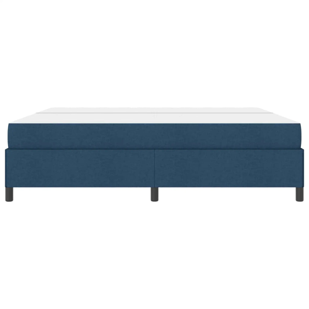 Letto a molle con materasso Blu 200 x 200 cm Tessuto 3398891