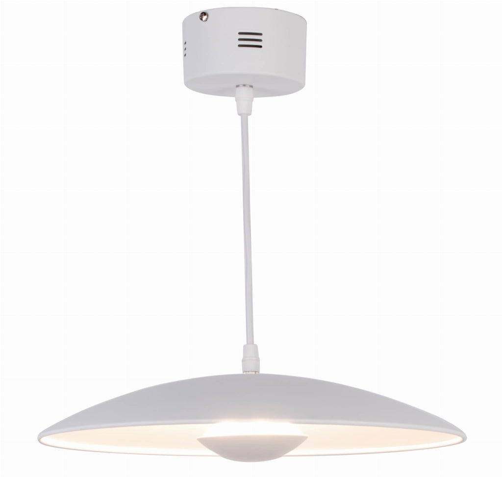 Candellux Lund lampada a sospensione LED Ø48 bianca 3000K