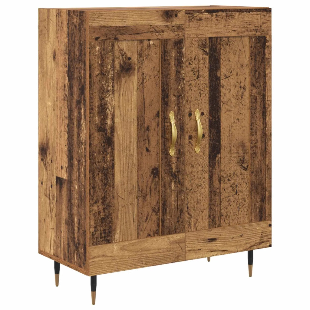 Credenza | Madia | Buffet da pranzo | Armadio da pranzo Legno vecchio 69,5 x 34 x 180 cm Legno multistrato