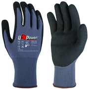 U-Power GUANTI DA LAVORO MERENGUE IN NYLON/NA2 TECHNOLOGY Col. Grigio/Nero  tg. 9 12.00 paia
