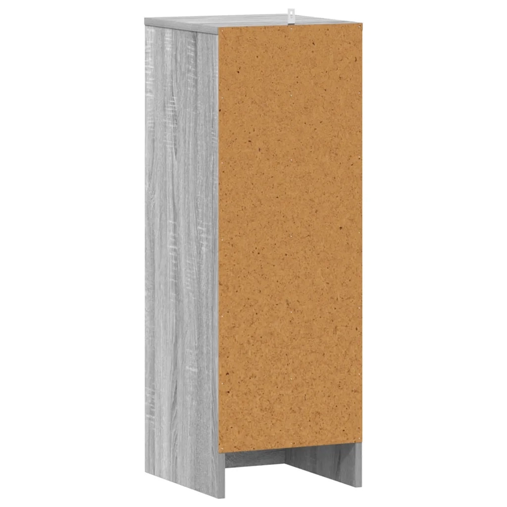 Scarpiera-Scaffale per scarpe Grigio Sonoma 32x35x92 cm in Legno Multistrato