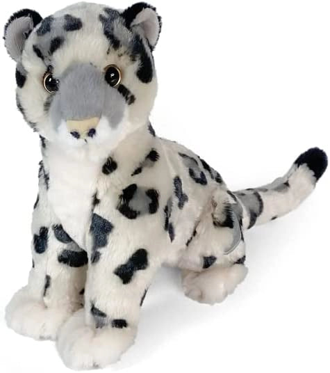 Peluches di Leopardo delle Nevi Bambini cm Morbido Regalo Giocattoli Animali Bambola Cuscino Animale Leone Realistico ti