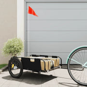 Rimorchio da Bici Nero Oxford e Ferro 94178