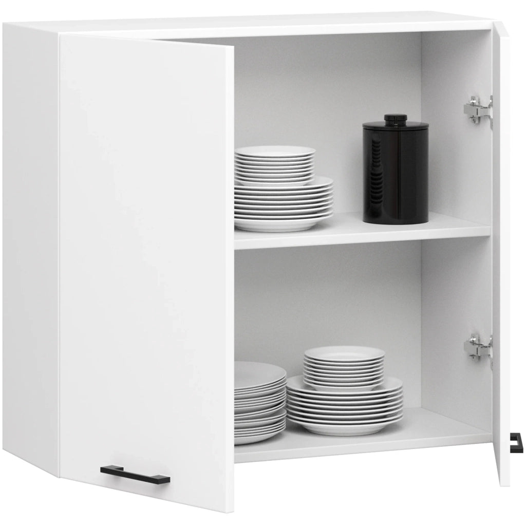 Mobile da cucina pensile sistema AKORD OLIWIA 80 cm H720 Bianco 2 ante 80x30x72 cm