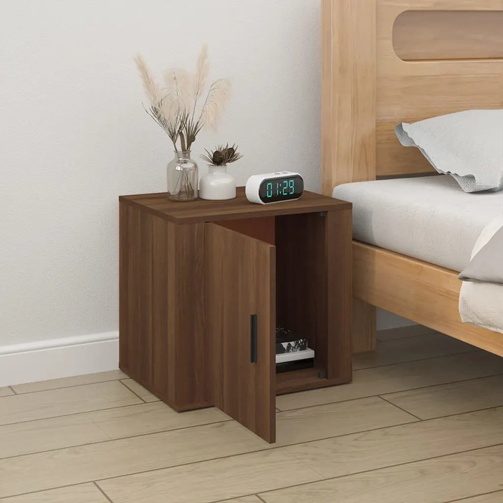 Comodino Rovere Marrone 50x39x47 cm 816702