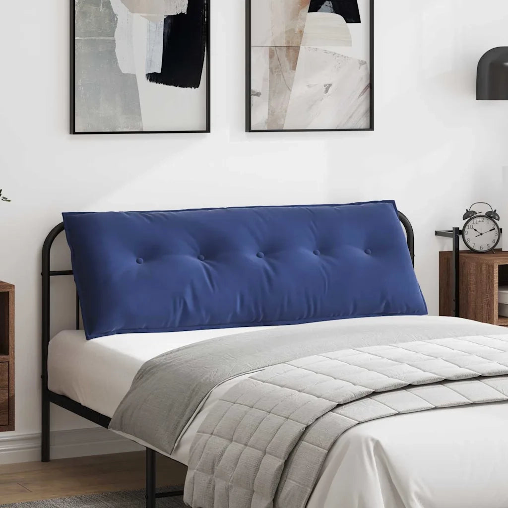 Cuscino per Schiena Blu Polizia 140 x 50 cm Tessuto in Cords 42014858