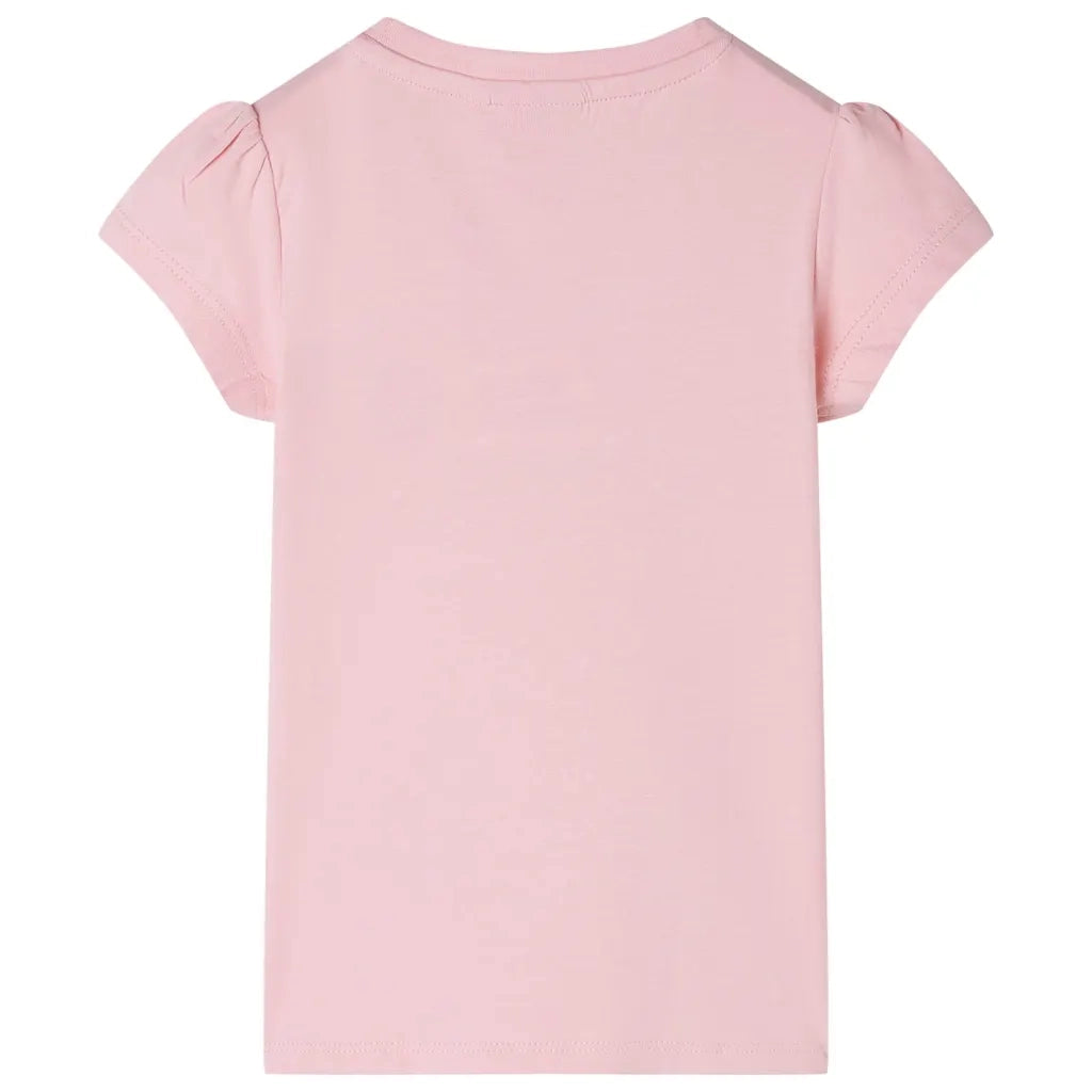 Maglietta da Bambina Rosa Chiaro 116