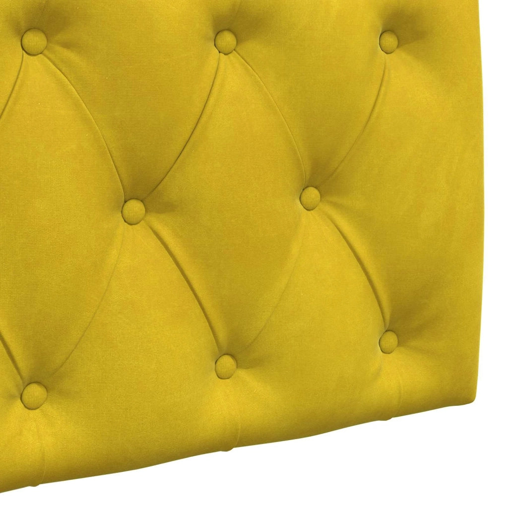 Testiera sospesa Con luce LED Giallo Velluto 42032227