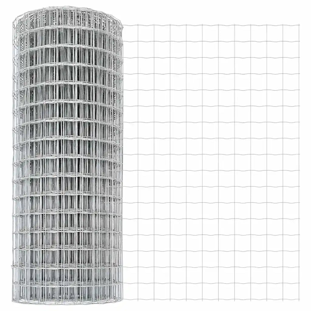 Recinzione da Giardino | Recinzione con Posto Argento 1,4 x 10 m Acciaio
