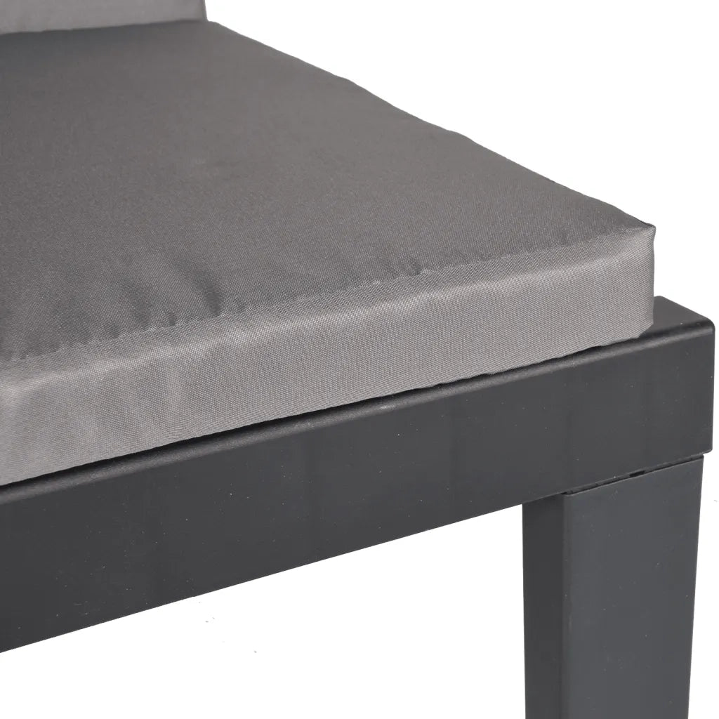 Set Salotto da Giardino 3 pz con Cuscini Antracite in PP 3203731