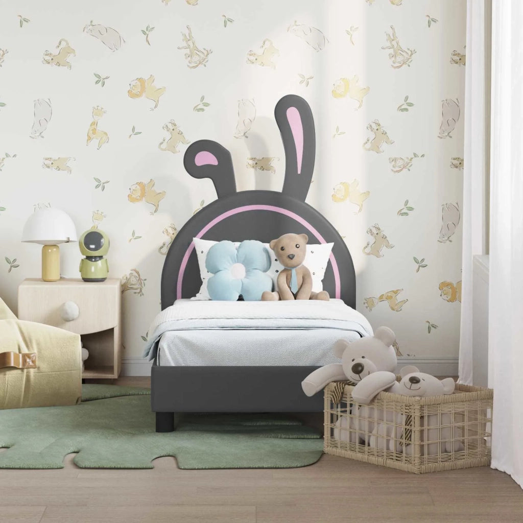 Struttura letto per bambini con testata Grigio chiaro PU 42011190