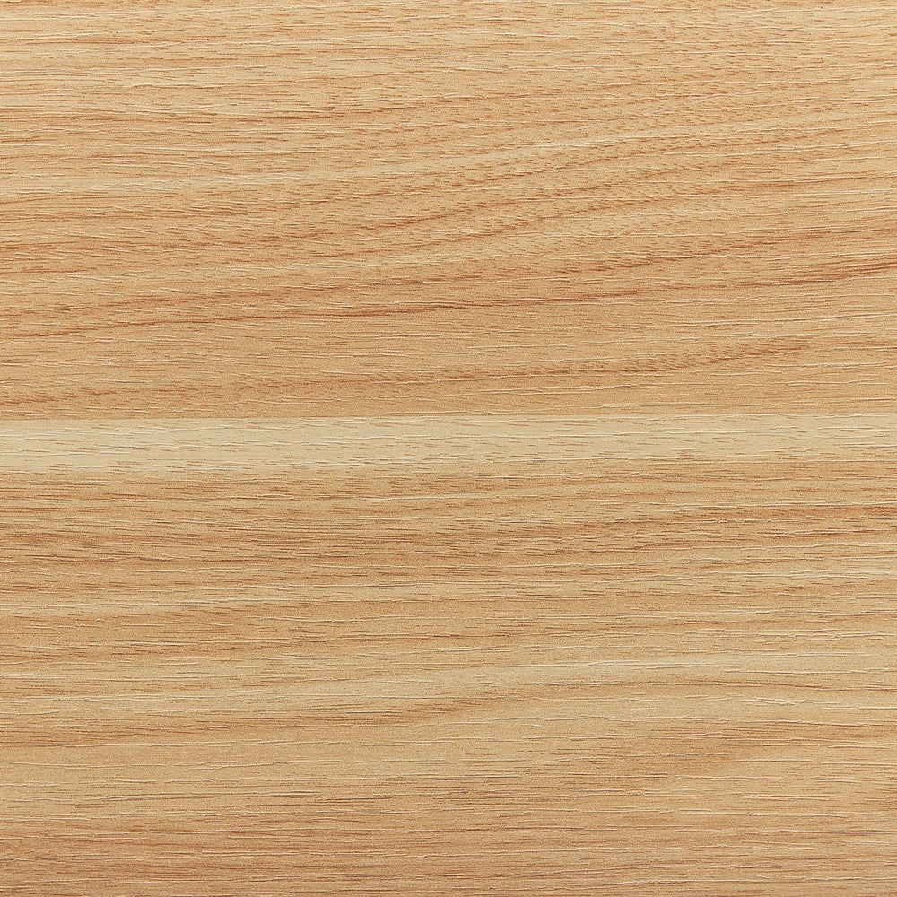Scrivania per home office in legno chiaro 120 x 70 cm Postazione di lavdorato con 2 cassetti