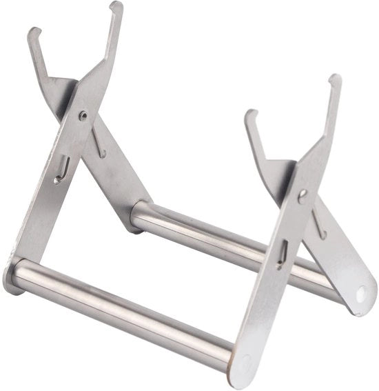 Supporto per Cornice in Acciaio Inossidabile - Maniglia - Attrezzo - Apparecchiatura per Apicoltura - Dimensioni 39 x 14 x 10 cm - Attrezzo per Apicoltura