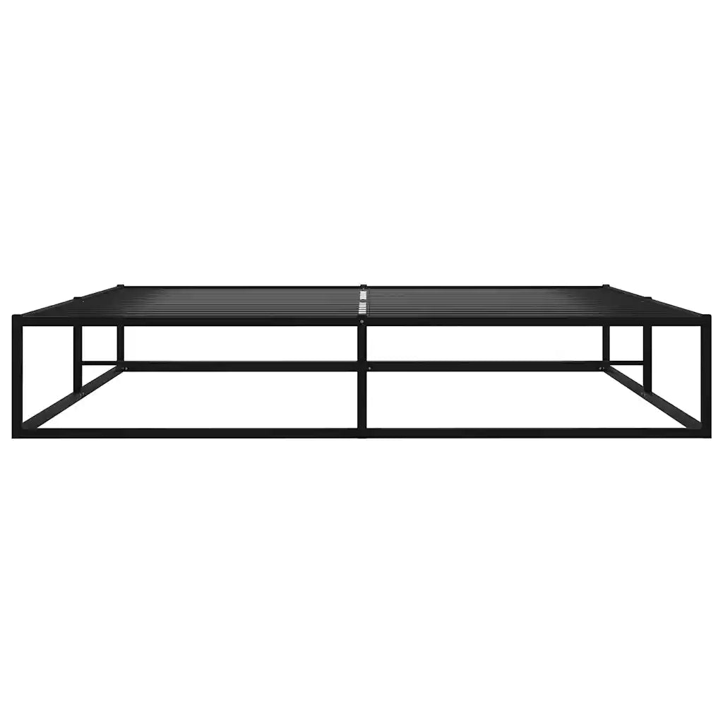 Giroletto-Struttura Letto Nero in Metallo 140x200 cm 185284