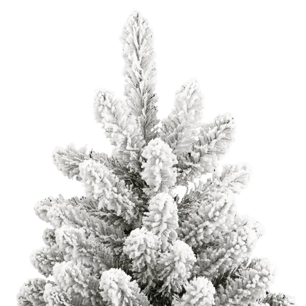 Albero Natale Artificiale Incernierato con Neve Fioccata 180 cm 357793