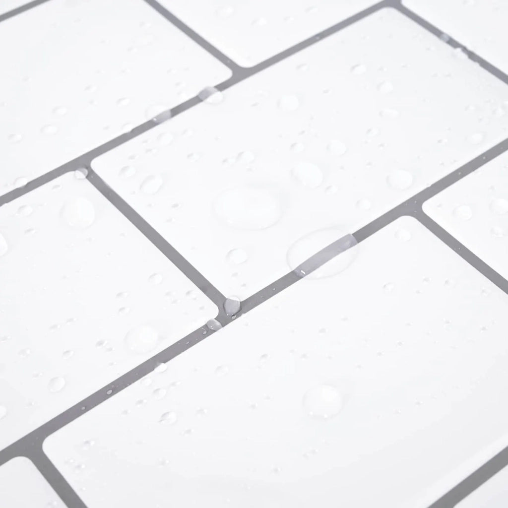 Piastrella subway 20 pcs Bianco e Grigio 30 x 30 cm 42046115