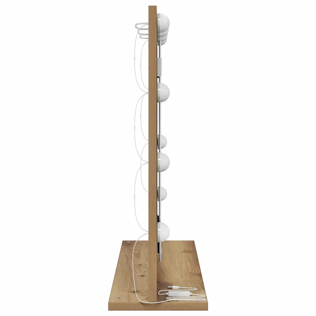 Specchio da Vanit¨¤ Rovere artigianale 60 x 55 x 18 cm