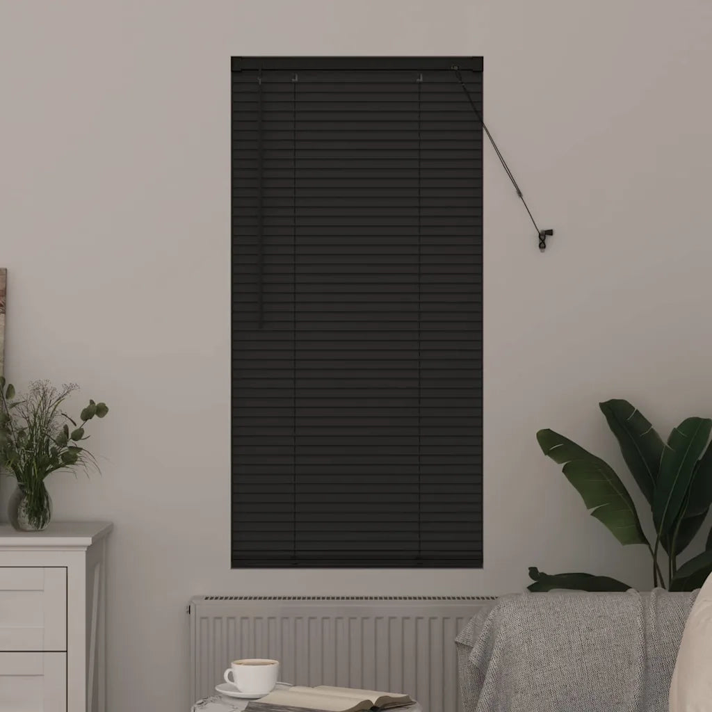 Tendaggi a Veneziana | Tenda a lamelle Grigio scuro 175 x 65 cm Alluminio