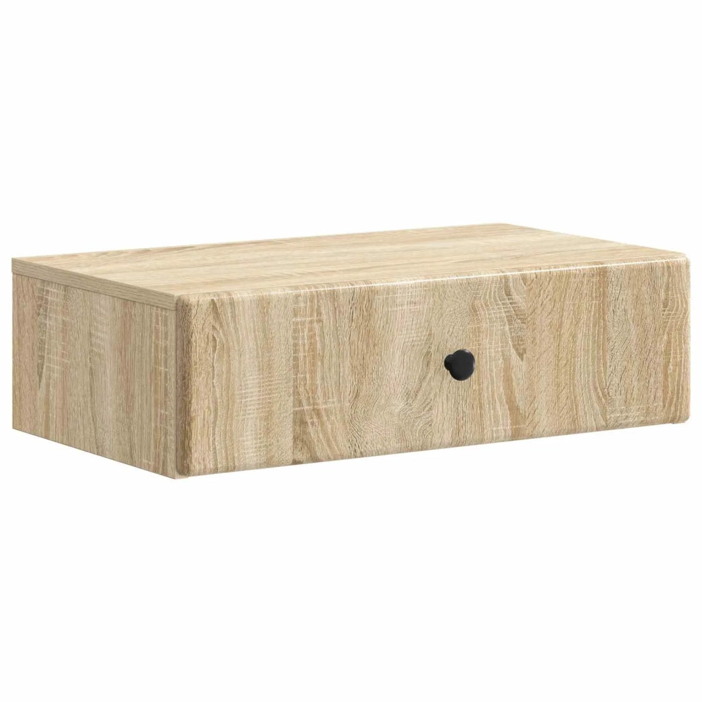 Tavolino da Parete Laterale | Tavolo laterale | Tavolino Rovere Sonoma 59 x 34,5 x 17 cm