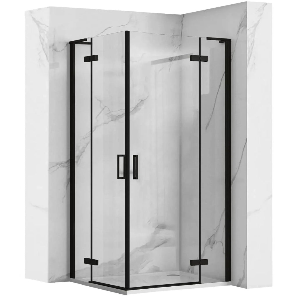 Cabina Doccia Rea Hugo Double Black 80x80