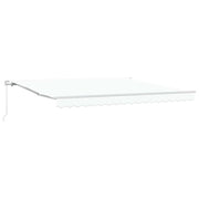 Tenda da Sole | Tenda parasole Bianco 400 x 350 x 165 cm Poliestere e Metallo
