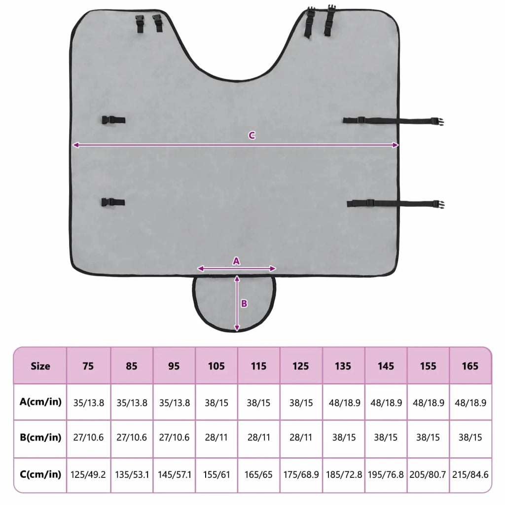 Coperta per Cavalli Grigio chiaro e rosa completo 105 cm CFW9750203