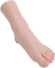 Manichino per piedi realistico - Modello flessibile con articolazioni - Adatto per nail art - Addestramento cosmetico - Modellino in silicone premium - Migliorata presentazione - Manichino per piedi di alta qualità