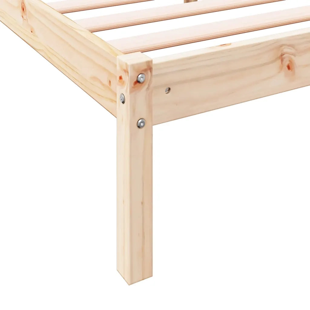 Letto Extra Lungo senza Materasso-Struttura Letto 90x210 cm in Legno di Pino 550138