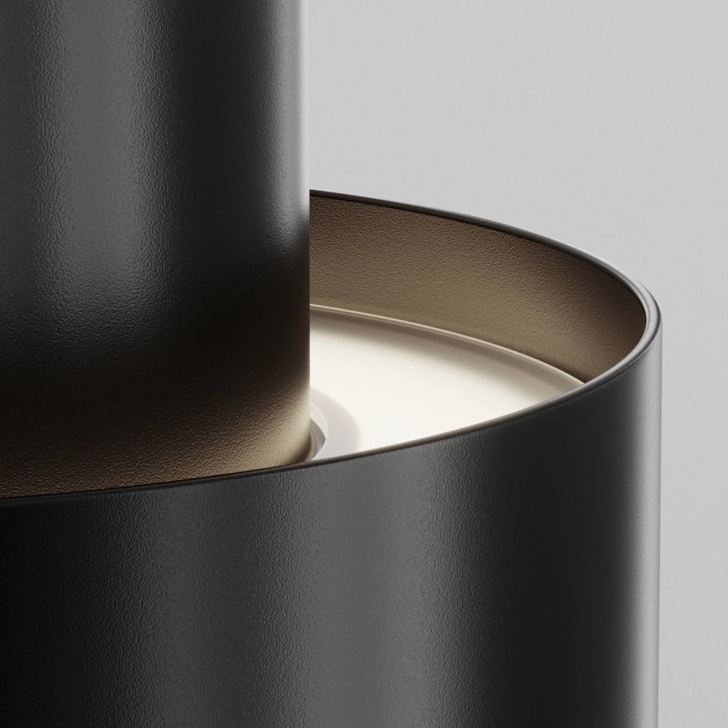 Maytoni Lampada da soffitto moderna Planet 1 luce LED integrato nero metallo