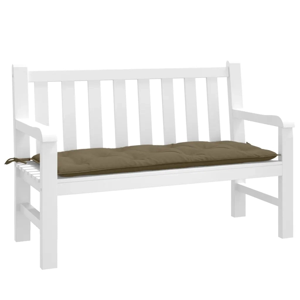 Cuscino per Panca da Giardino Tortora Mélange 120x50x7cm 4002550