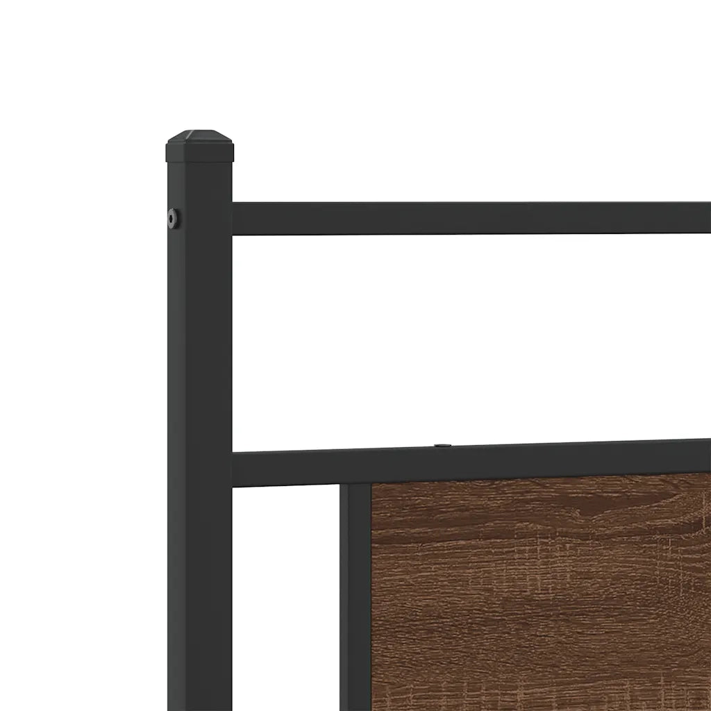 Giroletto senza Materasso Rovere Marrone 107x203 cm Truciolato 4107012