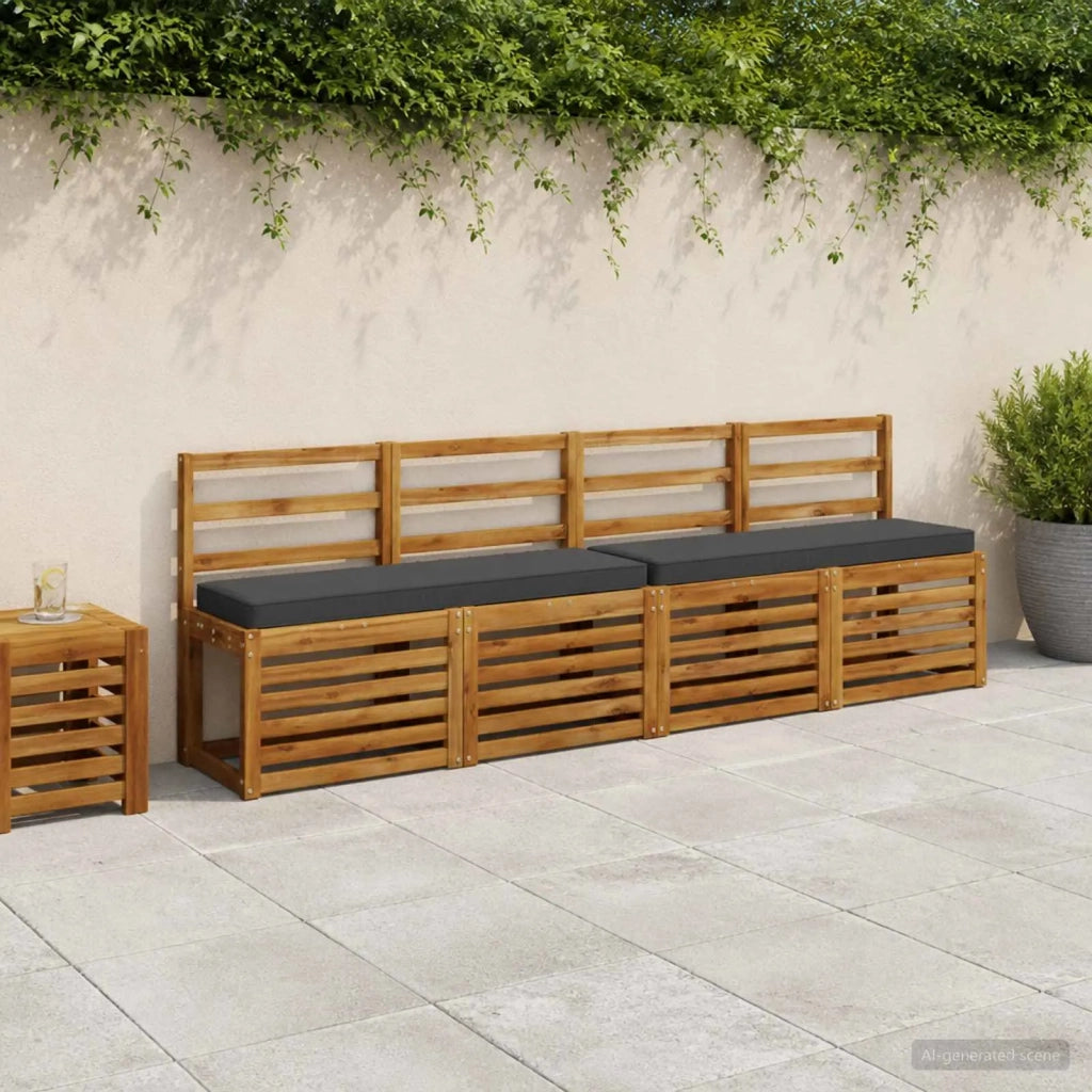 Cuscini per Panchina a 2 Pezzi VUGHT 2 pcs 100% Poliestere 950613