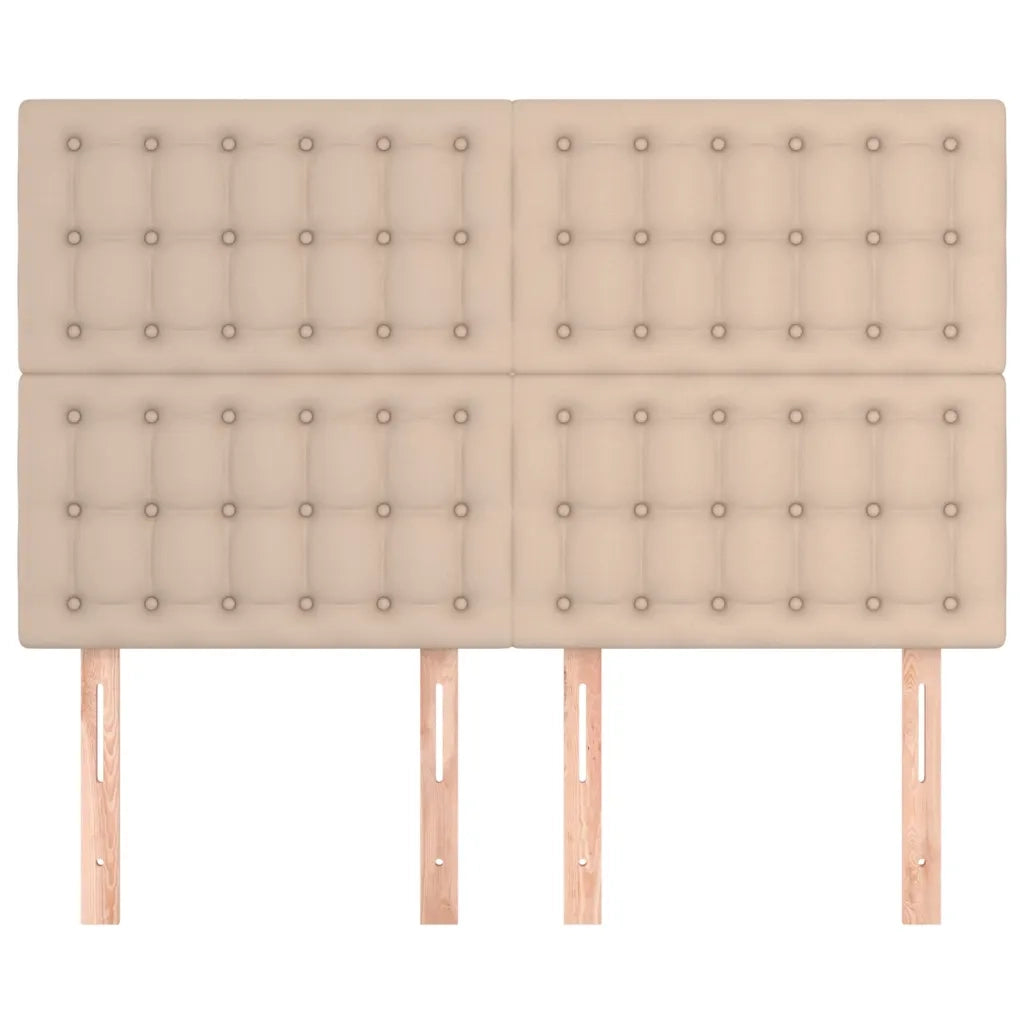 Testiera | Testata Cappuccino 144x5x118/128 cm in Similpelle