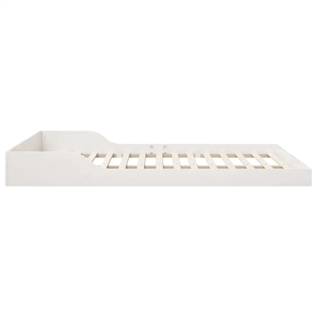 Struttura del letto-Giroletto-Rete del Letto Bianco 160 x 210 cm Pino massello 741006