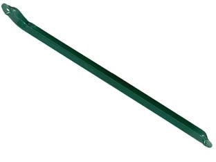SAETTE A U IN FERRO PLASTIFICATO PER PALI DA RECINZIONE- - cm.150h. sezione mm.25x12 - 10 pezzi
