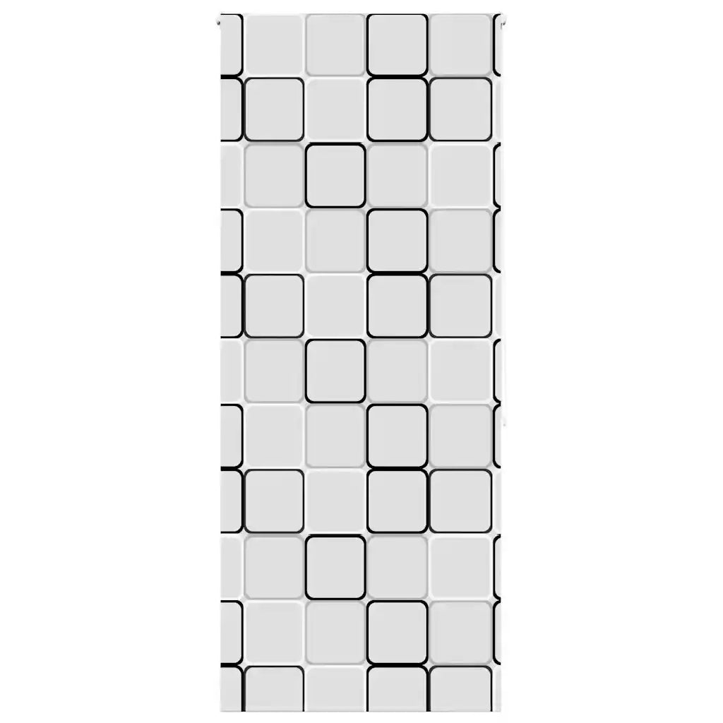 Tenda a Rullo Doccia 110x240 cm Larghezza Tessuto 106 cm 4014925