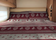 Sacco Copripiumino Camper Roulotte 100% Cotone PERSONALIZZABILE Varie Fantasie - Singolo - Tirolo