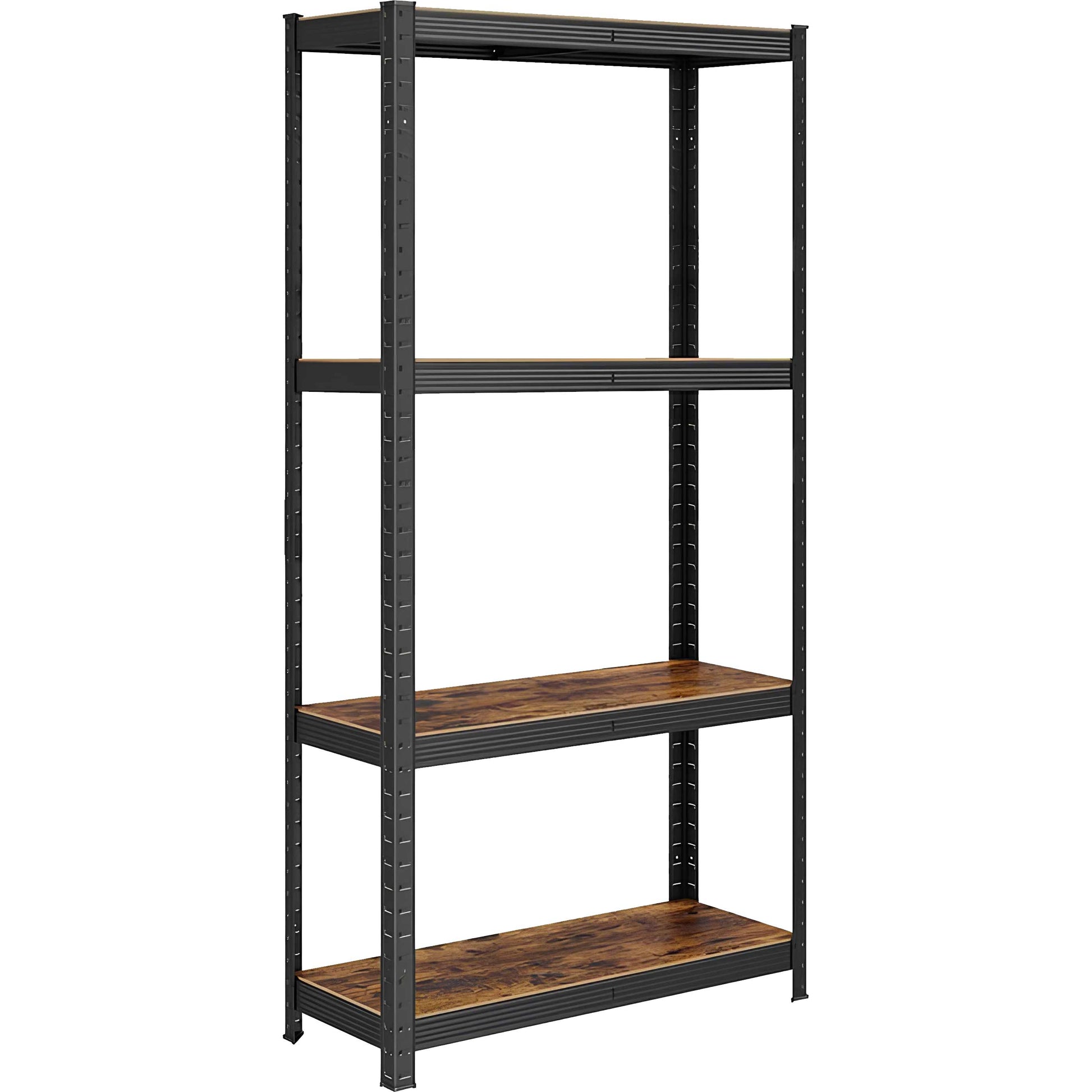 Scaffale in MDF Zincato 5 ripiani: 90x40x180Cm portata 875Kg (175Kg ripiano)