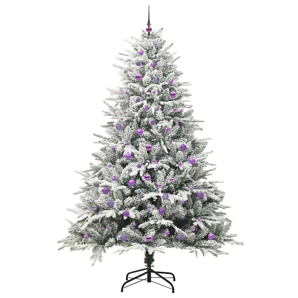 Albero di Natale Artificiale Pre-illuminato con Set di Palline 3395421