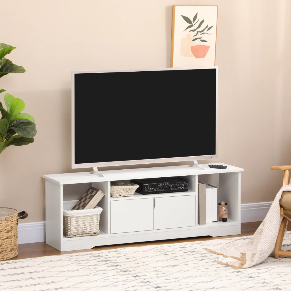 Mobile TV con Credenza ¨C Minimal ¨C Bianco 120x30x41 cm
