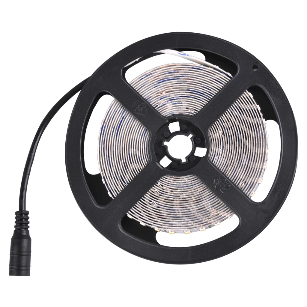 Kit striscia LED 5m 24V 2700K IP20 con alimentatore e switch Polux