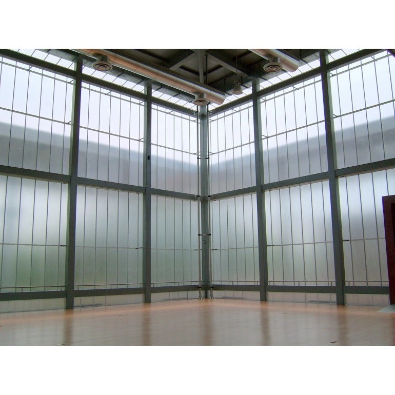 Lastra policarbonato alveolare spessore 10 mm 200 x 98 cm Trasparente