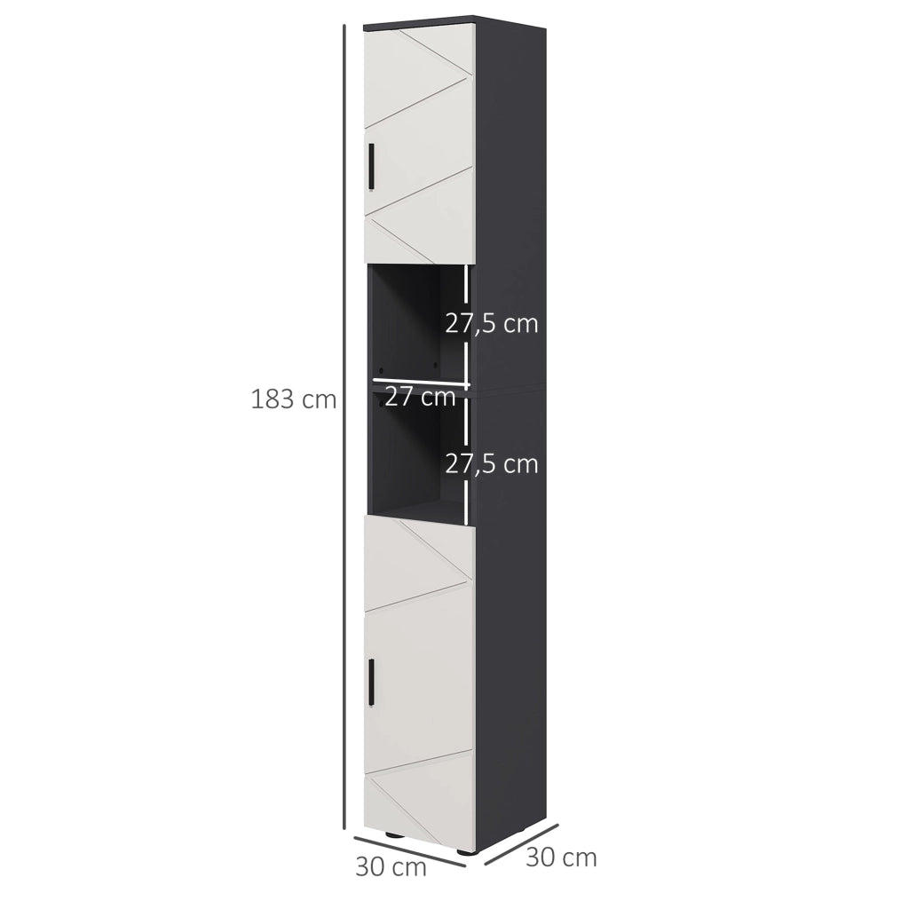 Armadietto Bagno ¨C Minimal ¨C Grigio Chiaro