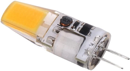 Lampada LED G4 12V 5W - Fitting a doppia pinna - Temperatura di colore calda 3000K - 600LM - Lampada a silicone con copertura a 360 gradi